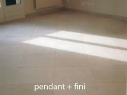 carrelage posé